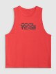 mini: Męski top z nadrukiem 4F 4FWSS25TSLEM123 - czerwony (5)
