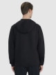 mini: Męska bluza dresowa rozpinana z kapturem 4F 4FWSS25TSWSM1548 - czarna (3)