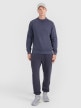 mini: Męska bluza dresowa nierozpinana bez kaptura 4F 4FWSS25TSWSM1739 - granatowy (2)