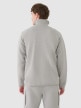 mini: Męska bluza ze stójką rozpinana bez kaptura 4F 4FWSS25TSWSM1751 - szara (4)
