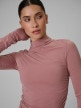mini: Damski longsleeve treningowy 4F 4FWSS26TFLOF502 - różowy (4)