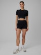 mini: Damski crop top treningowy 4F 4FWSS26TFTSF1813 - czarny (6)