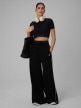mini: Damski crop top treningowy 4F 4FWSS26TFTSF1813 - czarny (2)
