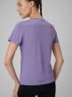 mini: Damska koszulka treningowa 4F 4FWSS26TFTSF1846 - fioletowa (6)