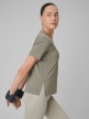 mini: Damska koszulka treningowa 4F 4FWSS26TFTSF1847 - khaki (3)