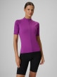  4F Damska koszulka kolarska 4F 4FWSS26TFTSF1909  fioletowa Fioletowy