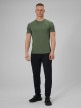 mini: Męska koszulka treningowa 4F 4FWSS26TFTSM1775 - khaki (5)
