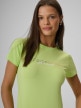 mini: Damski t-shirt z nadrukiem 4F 4FWSS26TTSHF2717 - żółty (3)