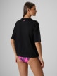 mini: Damski t-shirt z nadrukiem 4F 4FWSS26TTSHF2719 - czarny (4)