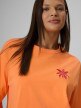 mini: Damski t-shirt z nadrukiem 4F 4FWSS26TTSHF2719 - pomarańczowy (3)