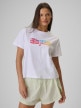 Obrazek dla: 4F Damski tshirt z nadrukiem 4F 4FWSS26TTSHF2720  biały Biały