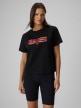 mini: Damski t-shirt z nadrukiem 4F 4FWSS26TTSHF2720 - czarny (1)