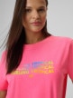 mini: Damski t-shirt z nadrukiem 4F 4FWSS26TTSHF2720 - różowy (3)