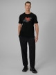 mini: Męski t-shirt z nadrukiem 4F 4FWSS26TTSHM2667 - czarny (2)
