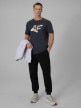 mini: Męski t-shirt z nadrukiem 4F 4FWSS26TTSHM2667 - szary (2)