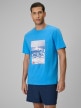 Obrazek dla: 4F Męski tshirt z nadrukiem 4F 4FWSS26TTSHM2783  niebieski Niebieski