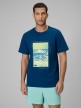 Obrazek dla: 4F Męski tshirt z nadrukiem 4F 4FWSS26TTSHM2783  granatowy Granatowy