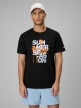 mini: Męski t-shirt z nadrukiem 4F 4FWSS26TTSHM2784 - czarny (1)