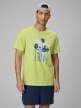 Obrazek dla: 4F Męski tshirt z nadrukiem 4F 4FWSS26TTSHM2784  zielony Zielony