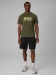 mini: Męski t-shirt z nadrukiem 4F 4FWSS26TTSHM2823 - khaki (2)