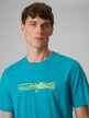 mini: Męski t-shirt z nadrukiem 4F 4FWSS26TTSHM2824 - niebieski (3)