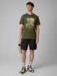 mini: Męski t-shirt z nadrukiem 4F 4FWSS26TTSHM2825 - khaki (2)