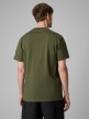 mini: Męski t-shirt z nadrukiem 4F 4FWSS26TTSHM2825 - khaki (4)