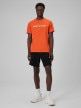 mini: Męski t-shirt z nadrukiem 4F 4FWSS26TTSHM3033 - pomarańczowy (5)