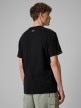 mini: Męski t-shirt bez nadruku 4F 4FWSS26TTSHM3322 - czarny (4)