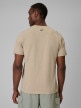 mini: Męski t-shirt bez nadruku 4F 4FWSS26TTSHM3322 - beżowy (4)