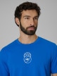 mini: Męski t-shirt z nadrukiem 4F 4FWSS26TTSHM3328 - niebieski (3)