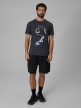 mini: Męski t-shirt z nadrukiem 4F 4FWSS26TTSHM3330 - szary (2)