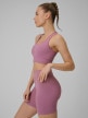 mini: Damski biustonosz treningowy 4F 4FWSS26USBAF242 - różowy (3)