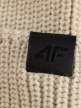 mini: Czapka beanie z wełną merino uniseks 4F 4FRAW25ACAPU0807 - beżowa (2)