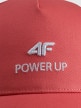 mini: Czapka z daszkiem uniseks 4F 4FWSS26ACABU555 - koralowa (3)