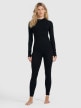  4F Damska bielizna termoaktywna (dół) 4F 4FWAW25USEAF206  czarna Czarny