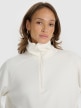 mini: Damska bluza dresowa bez kaptura 4F 4FRAW25TSWSF2463 - biała (4)