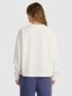 mini: Damska bluza dresowa nierozpinana bez kaptura 4F 4FWAW25TSWSF1837 - biała (7)