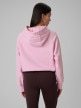 mini: Damska bluza dresowa nierozpinana z kapturem 4F 4FWSS26TSWSF2175 - różowa (6)