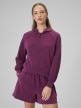mini: Damska bluza dresowa rozpinana z kapturem 4F 4FWSS26TSWSF2178 - fioletowa (4)