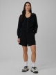 mini: Damska bluza dresowa rozpinana z kapturem 4F 4FWSS26TSWSF2178 - czarna (5)