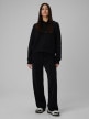 mini: Damska bluza dresowa nierozpinana z kapturem 4f 4FWSS26TSWSF2183 - czarna (5)