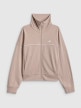 mini: Damska bluza dresowa rozpinana bez kaptura 4F 4FWSS26TSWSF2174 - beżowa (7)