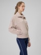 mini: Damska bluza dresowa rozpinana bez kaptura 4F 4FWSS26TSWSF2174 - beżowa (4)