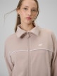 mini: Damska bluza dresowa rozpinana bez kaptura 4F 4FWSS26TSWSF2174 - beżowa (1)