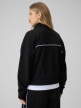 mini: Damska bluza dresowa rozpinana bez kaptura 4F 4FWSS26TSWSF2174 - czarna (6)