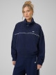  4F Damska bluza dresowa rozpinana bez kaptura 4F 4FWSS26TSWSF2174  granatowa Granatowy