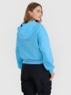 mini: Damska bluza dresowa rozpinana z kapturem 4F 4FRSS25TSWSF2195 - niebieska (3)