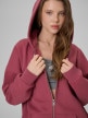 mini: Damska bluza dresowa rozpinana z kapturem 4F 4FRSS26TSWSF2780 - burgundowa (4)