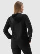 mini: Damska bluza dresowa rozpinana z kapturem 4F 4FWMM00TSWSF1467 - czarna (2)
